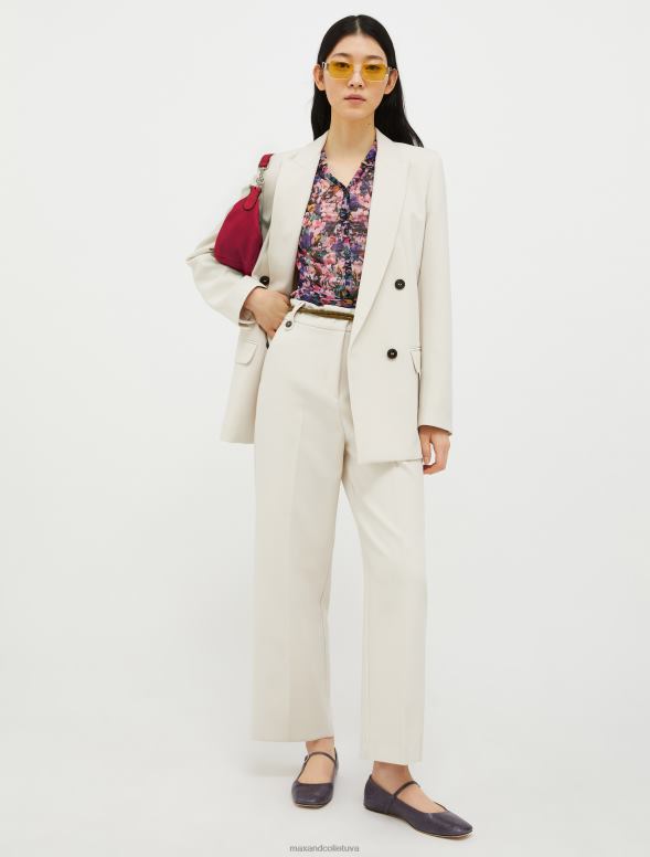 apģērbu 8VJP178 ledus brīvas audekla bikses sievietes MAX&Co.