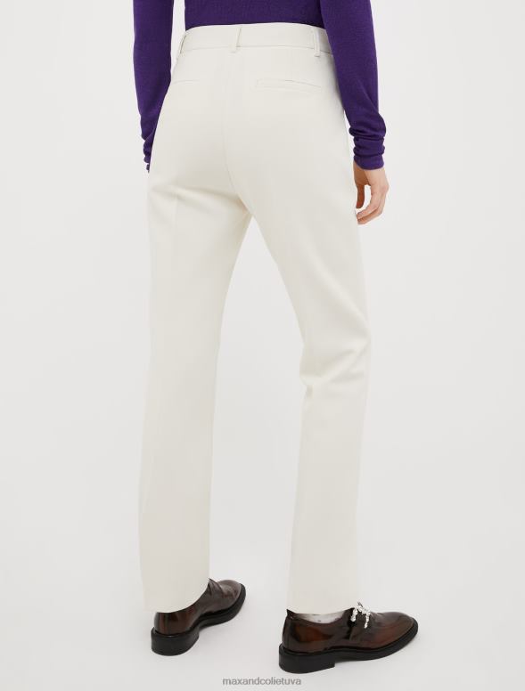 apģērbu 8VJP202 ziloņkauls slaidas piegriezuma bikses sievietes MAX&Co.