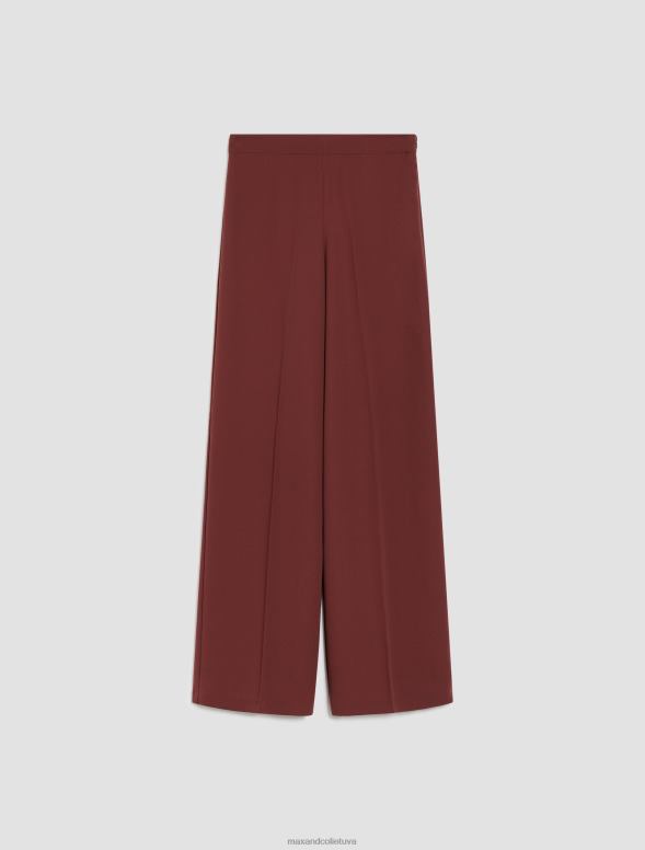 apģērbu 8VJP238 bordo envers satīna bikses sievietes MAX&Co.