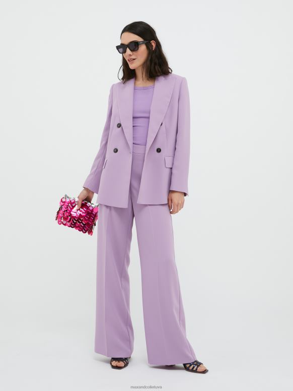 apģērbu 8VJP240 ceriņi envers satīna bikses sievietes MAX&Co.