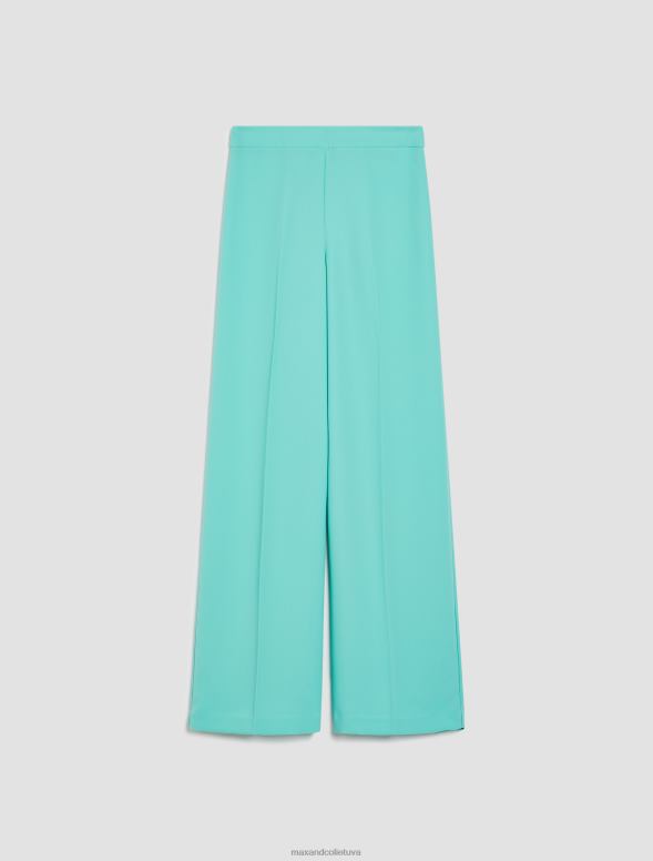 apģērbu 8VJP242 pasteļzaļa envers satīna bikses sievietes MAX&Co.