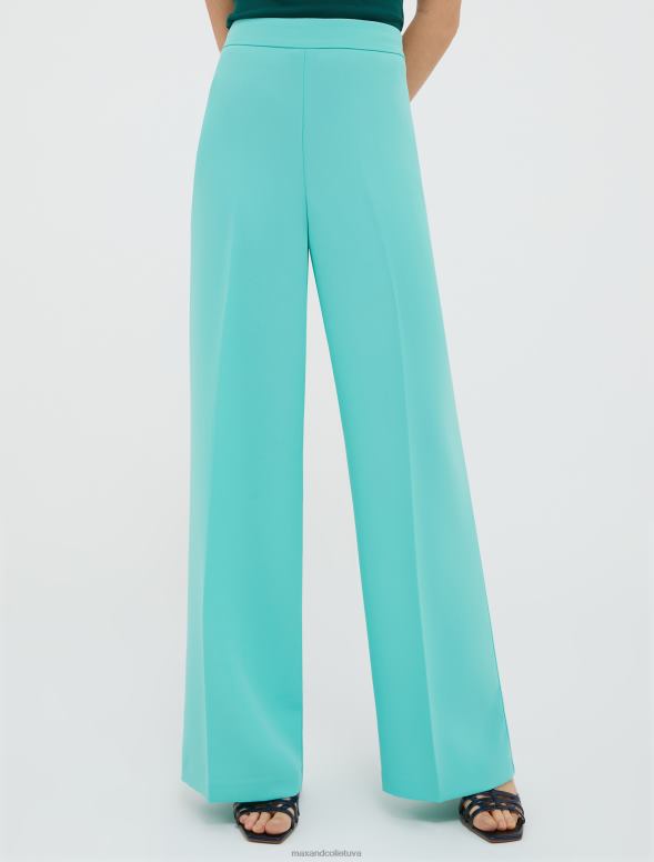 apģērbu 8VJP242 pasteļzaļa envers satīna bikses sievietes MAX&Co.