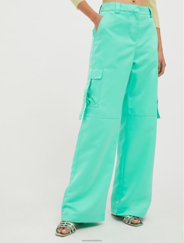 apģērbu 8VJP668 zaļš hercogienes kravas bikses sievietes MAX&Co.