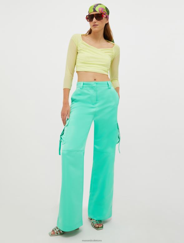 apģērbu 8VJP668 zaļš hercogienes kravas bikses sievietes MAX&Co.