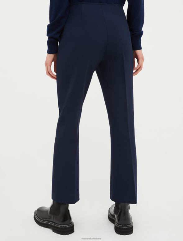 apģērbu 8VJP708 pusnakts zils elastīgas elastīgas bikses sievietes MAX&Co.
