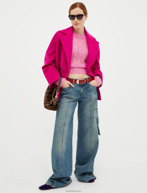 apģērbu 8VJP726 pusnakts zils plati pieguļoši džinsa džinsi sievietes MAX&Co.