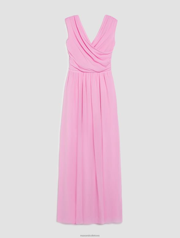 apģērbu 8VJP123 rozā tills jersey maxi kleita sievietes MAX&Co.