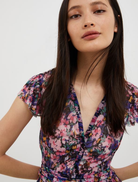 apģērbu 8VJP4 melns krep-jersey kleita sievietes MAX&Co.