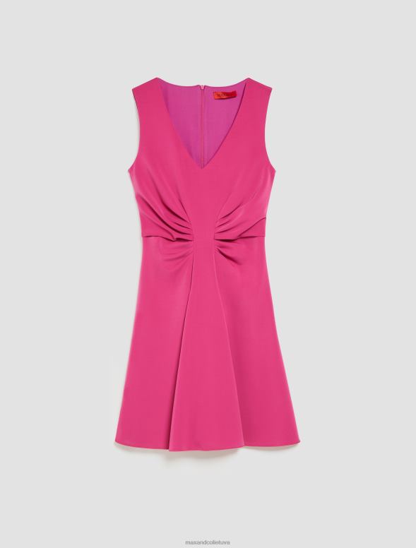 apģērbu 8VJP74 violets drapēta džersija apvalka kleita sievietes MAX&Co.