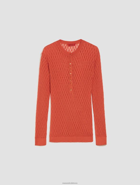 apģērbu 8VJP322 mandarīns cilvēki, vietas, krāsa adīts džemperis sievietes MAX&Co.