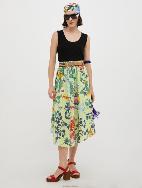 apģērbu 8VJP335 melns trikotāžas atslēgas cauruma augšdaļa sievietes MAX&Co.