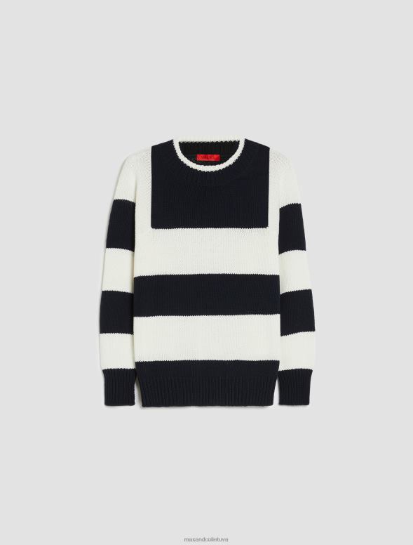 apģērbu 8VJP349 benzīna zaļš kupls adīts kokvilnas džemperis sievietes MAX&Co.