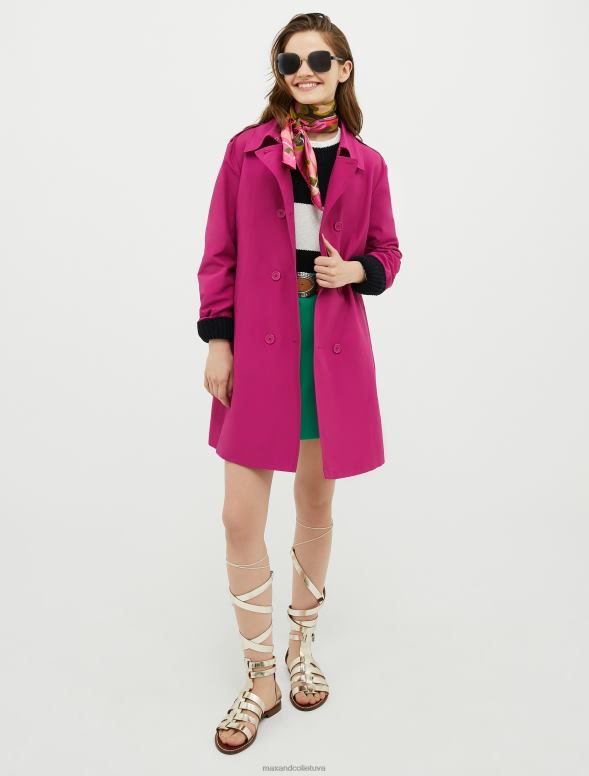 apģērbu 8VJP349 benzīna zaļš kupls adīts kokvilnas džemperis sievietes MAX&Co.