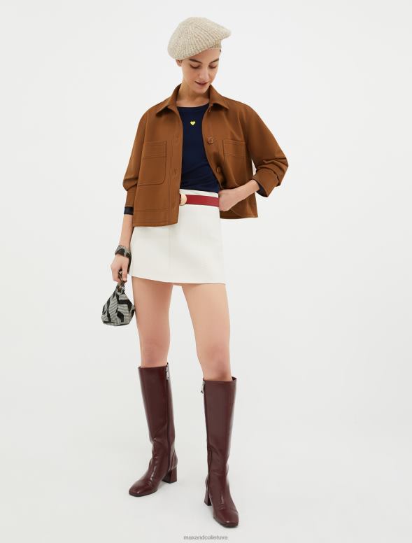 apģērbu 8VJP355 jūras zils rievotu vilnas džemperis sievietes MAX&Co.