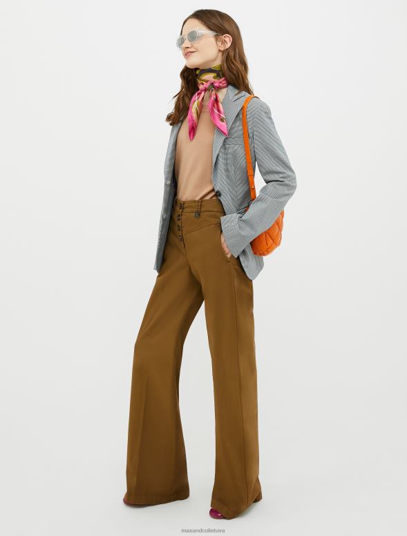 apģērbu 8VJP362 pulveris svītrains merino vilnas džemperis sievietes MAX&Co.