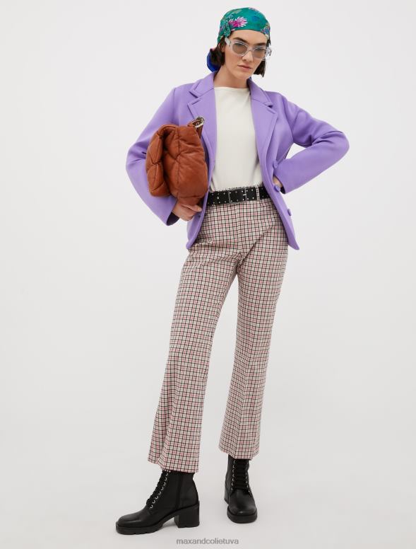 apģērbu 8VJP384 balts raksts laivas kakla džemperis sievietes MAX&Co.