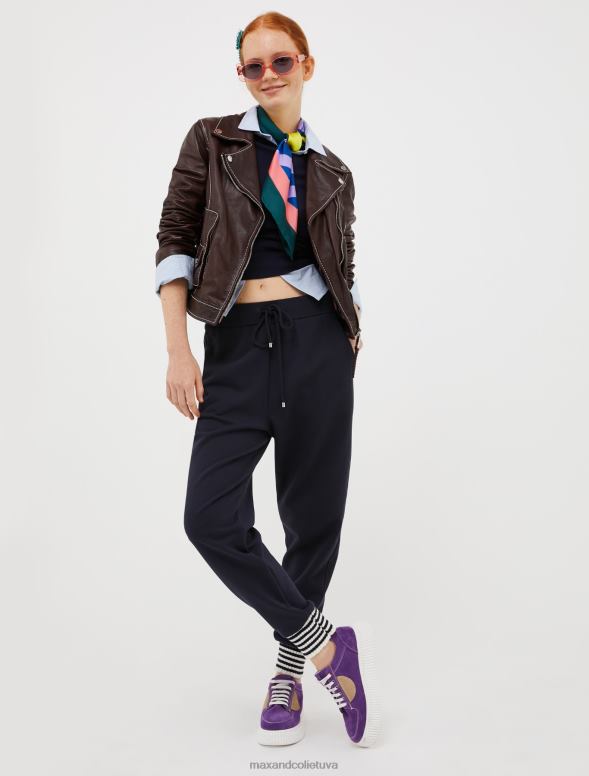 apģērbu 8VJP385 jūras zils laivas kakla džemperis sievietes MAX&Co.