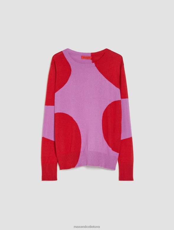 apģērbu 8VJP396 wisteria džemperis ar punktiem sievietes MAX&Co.