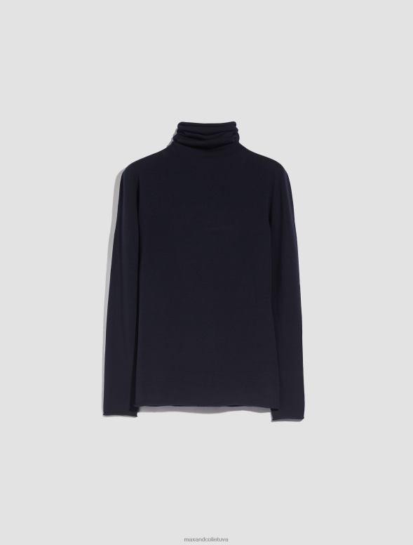 apģērbu 8VJP399 gaiši zils džemperis ar augstu apkakli sievietes MAX&Co.