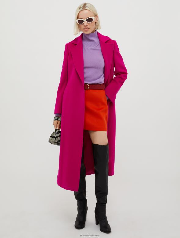 apģērbu 8VJP405 gaiši zils Polo kakla džemperis ar vilnas maisījumu sievietes MAX&Co.