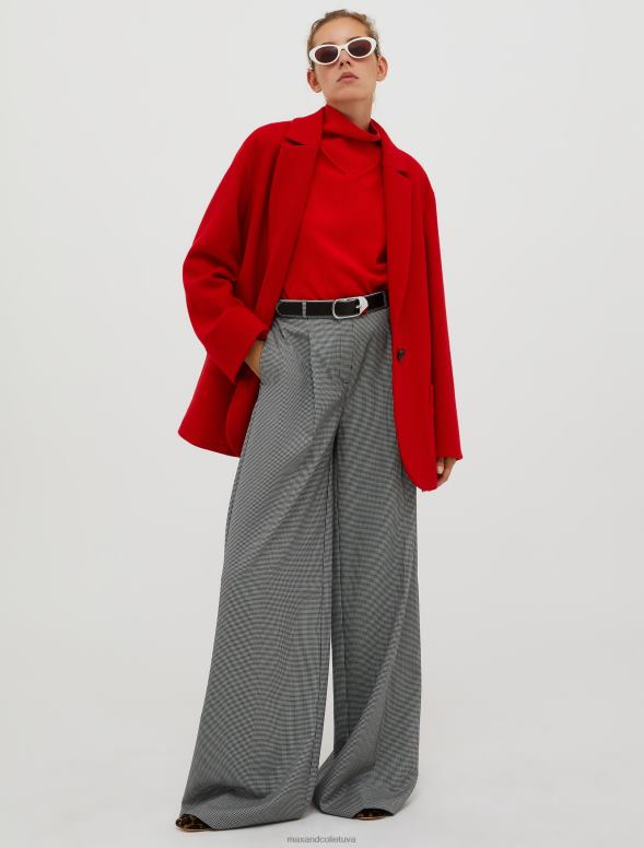 apģērbu 8VJP408 sarkans Polo kakla džemperis ar vilnas maisījumu sievietes MAX&Co.