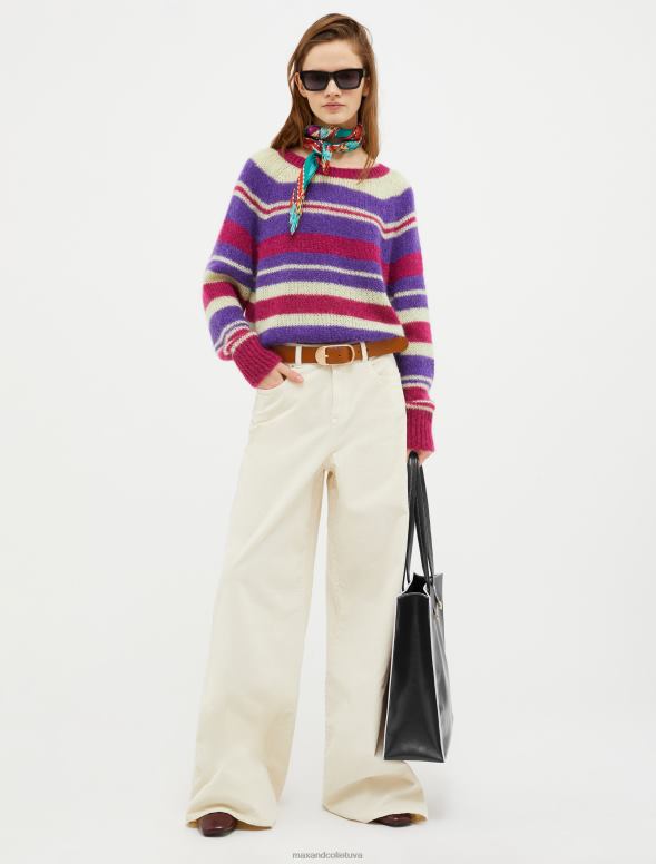 apģērbu 8VJP413 fuksija mohēras maisījuma pulovers sievietes MAX&Co.