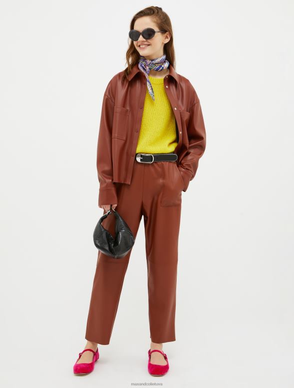 apģērbu 8VJP414 gaiši dzeltens mohēras maisījuma pulovers sievietes MAX&Co.