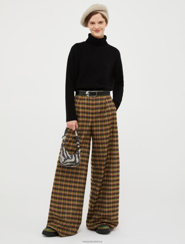 apģērbu 8VJP419 melns zvejnieka pulovers ar apkakli sievietes MAX&Co.