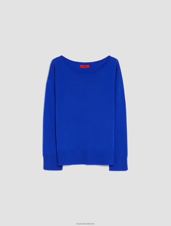 apģērbu 8VJP422 jūras zils vilnas un kašmira džemperis sievietes MAX&Co.