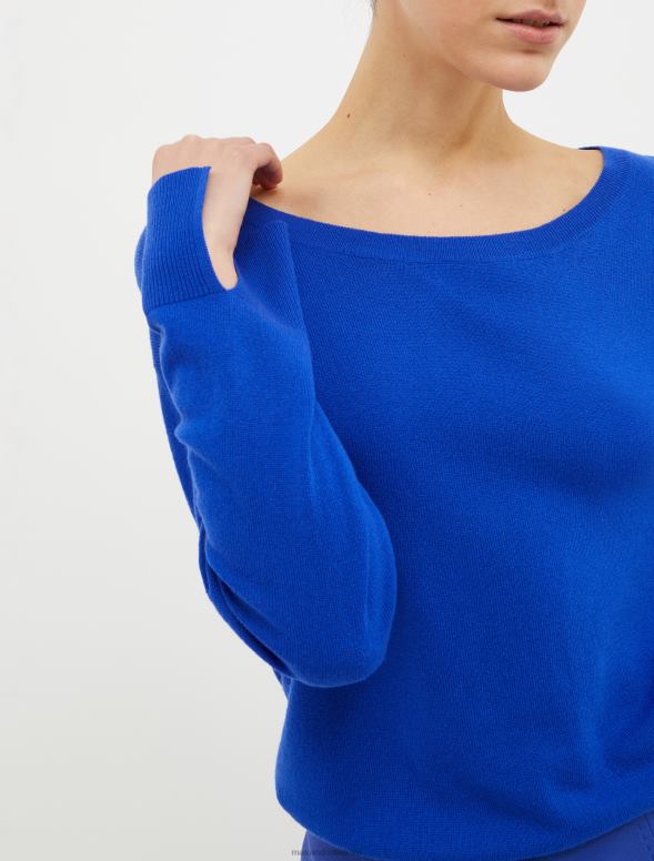 apģērbu 8VJP422 jūras zils vilnas un kašmira džemperis sievietes MAX&Co.