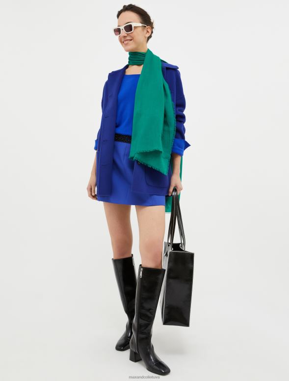 apģērbu 8VJP422 jūras zils vilnas un kašmira džemperis sievietes MAX&Co.