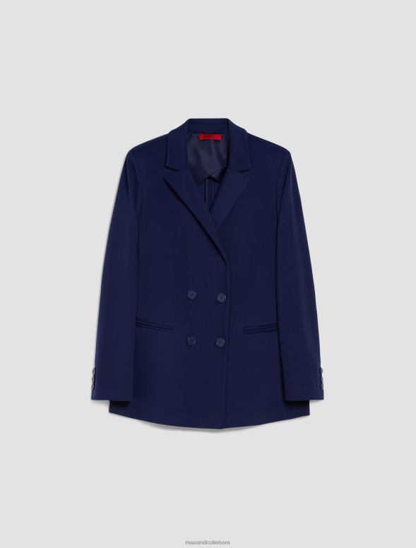 apģērbu 8VJP195 Ķīnas zils divrindu žakete sievietes MAX&Co.