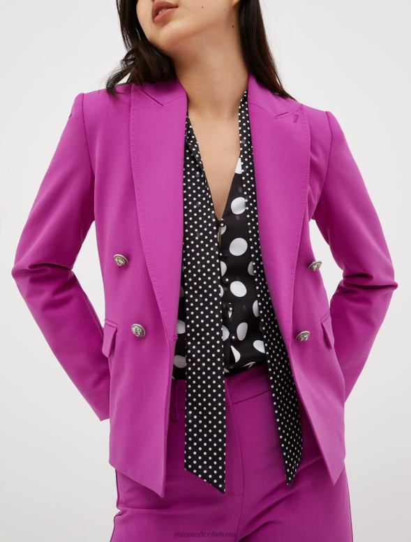 apģērbu 8VJP198 fuksija slaids divrindu bleizeris sievietes MAX&Co.