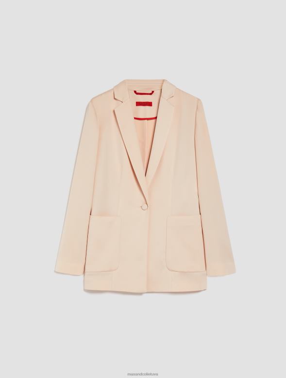 apģērbu 8VJP205 rozā envers-satīna žakete sievietes MAX&Co.