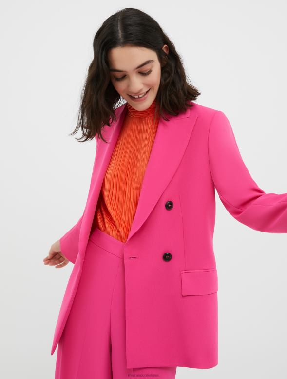 apģērbu 8VJP234 fuksija envers satīna žakete sievietes MAX&Co.