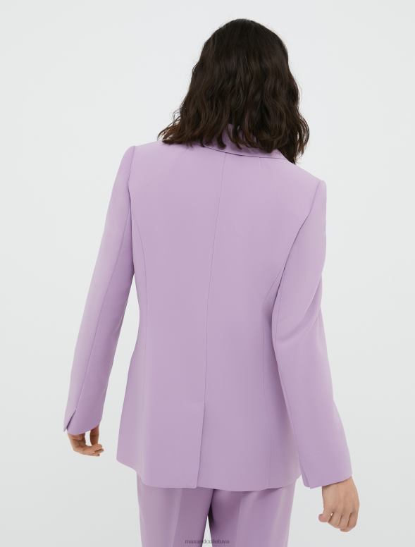 apģērbu 8VJP235 ceriņi envers satīna žakete sievietes MAX&Co.