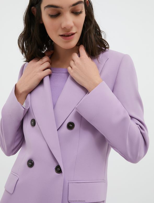 apģērbu 8VJP235 ceriņi envers satīna žakete sievietes MAX&Co.