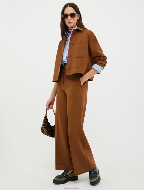 apģērbu 8VJP289 iedegums boxy-fit džersija jaka sievietes MAX&Co.