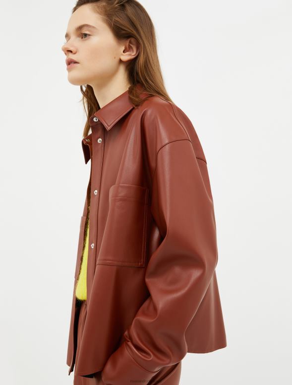 apģērbu 8VJP294 rūsa krekls ar pārklājumu sievietes MAX&Co.