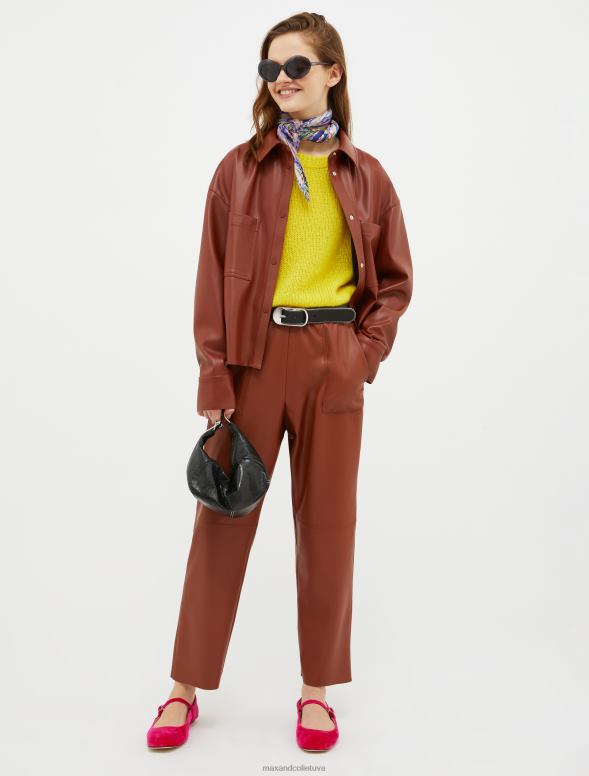 apģērbu 8VJP294 rūsa krekls ar pārklājumu sievietes MAX&Co.