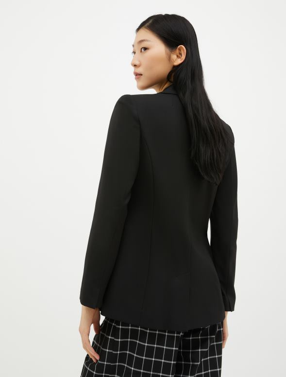 apģērbu 8VJP880 melns divrindu žakete sievietes MAX&Co.