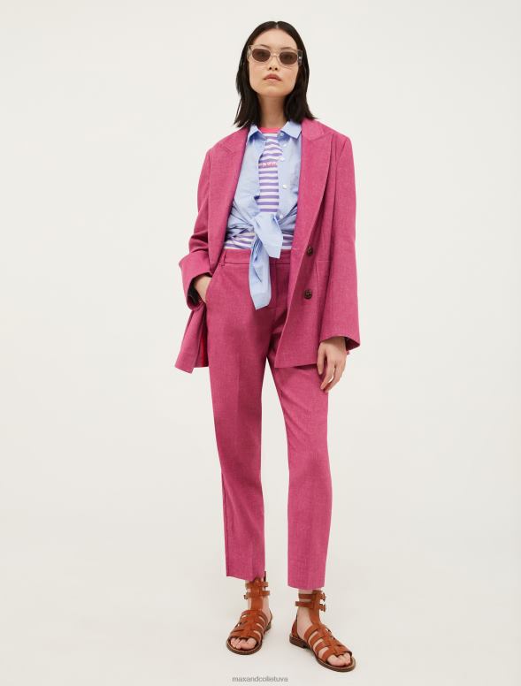 apģērbu 8VJP895 veca roze āķu jedu žakete sievietes MAX&Co.