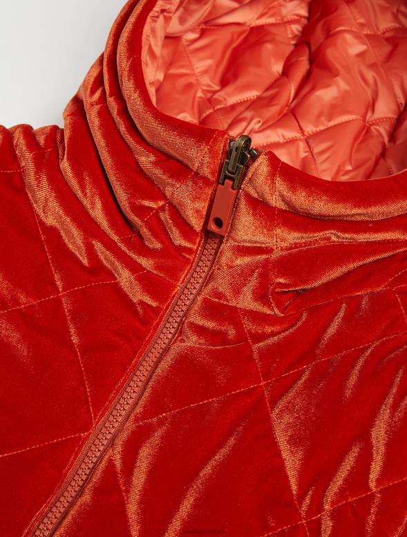 apģērbu 8VJP903 apelsīns apgriežama apkakle ar kapuci sievietes MAX&Co.