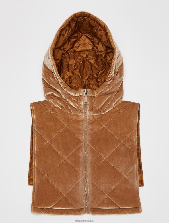 apģērbu 8VJP905 iedegums apgriežama apkakle ar kapuci sievietes MAX&Co.