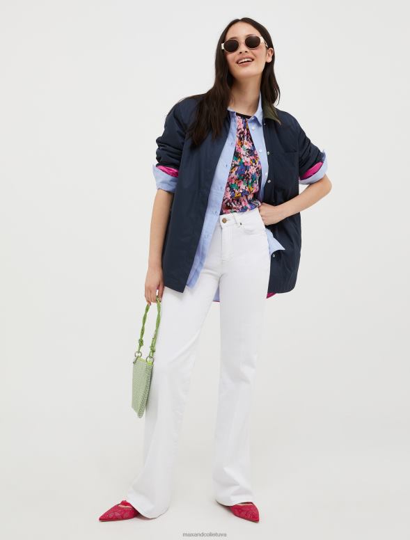 apģērbu 8VJP915 pusnakts zils polsterēta žakete sievietes MAX&Co.