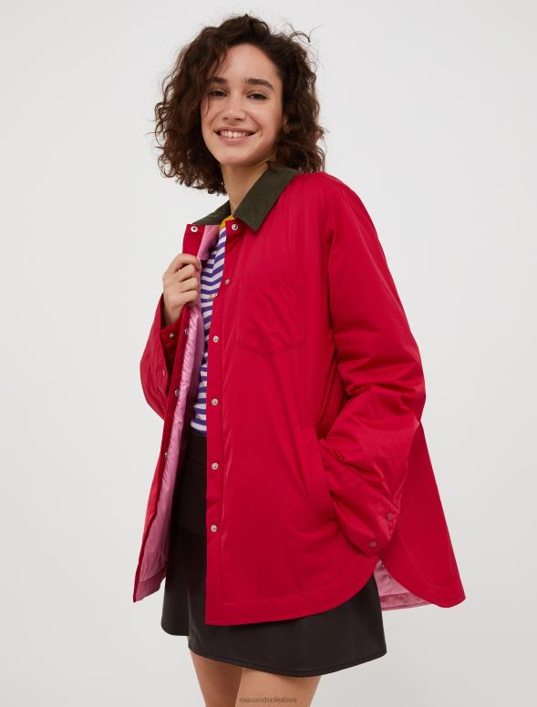 apģērbu 8VJP917 bordo polsterēta žakete sievietes MAX&Co.