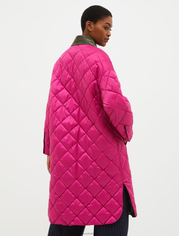 apģērbu 8VJP920 plūme apgriežams stepēts mētelis sievietes MAX&Co.