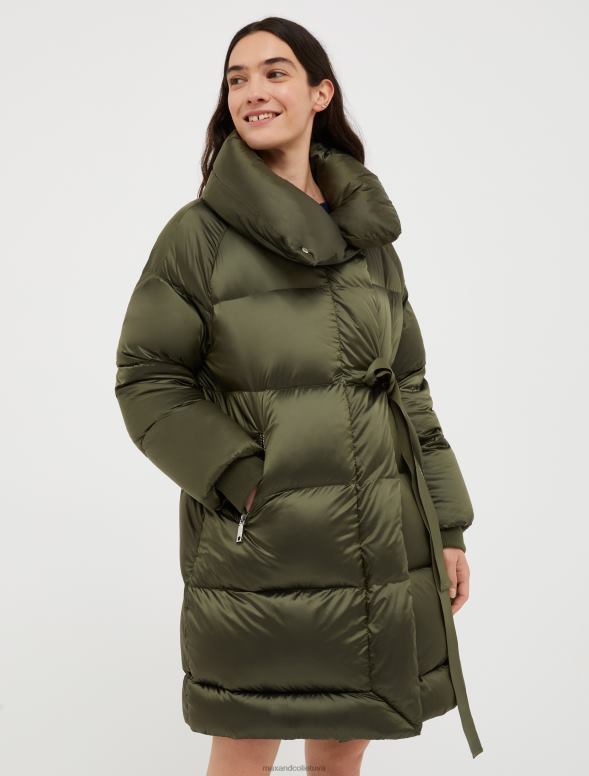 apģērbu 8VJP930 haki zaļš polsterēta spalvu dūnu jaka sievietes MAX&Co.