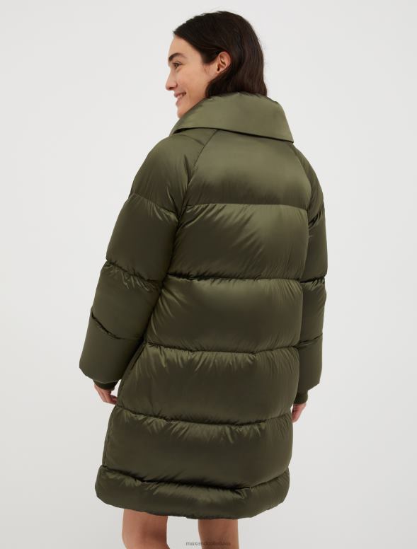 apģērbu 8VJP930 haki zaļš polsterēta spalvu dūnu jaka sievietes MAX&Co.
