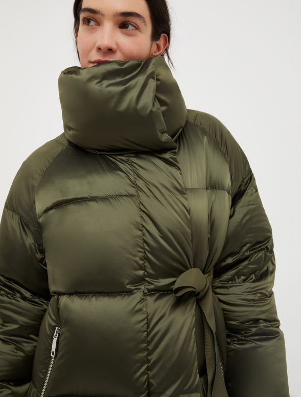 apģērbu 8VJP930 haki zaļš polsterēta spalvu dūnu jaka sievietes MAX&Co.